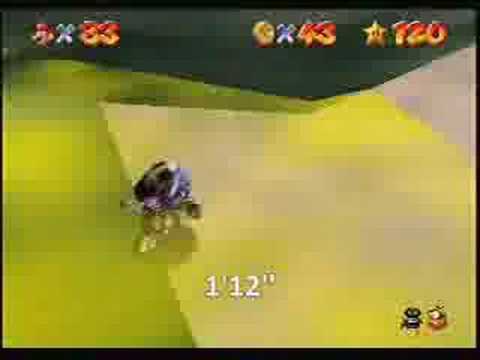 Super Mario 64 - Hazy Maze Cave 100 Coins (2:19.8)