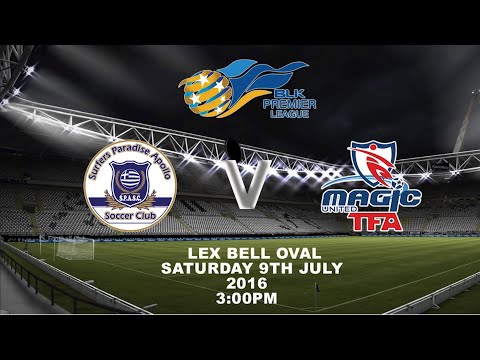 2016 FGC BLK Premier League Rd 16 - Surfers Paradise vs Magic Utd (3-0)
