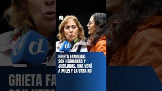 Grieta familiar ⚠️: son hermanas jubiladas y están peleadas por el voto a Milei