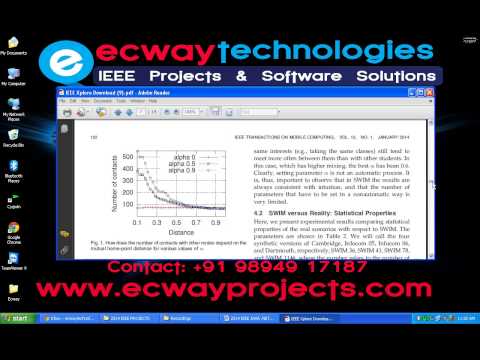 Large Scale Synthetic Social Mobile Networks with SWIM ECWAY