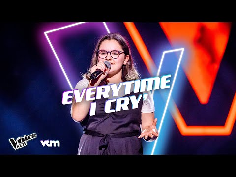 Eldiona - 'Everytime I Cry’ | Blind Auditions | The Voice Kids | VTM