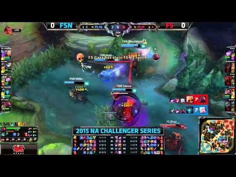 Team Fusion (FSN) VS Final Five (F5) game 1 highlights - NACS Spring Week 1