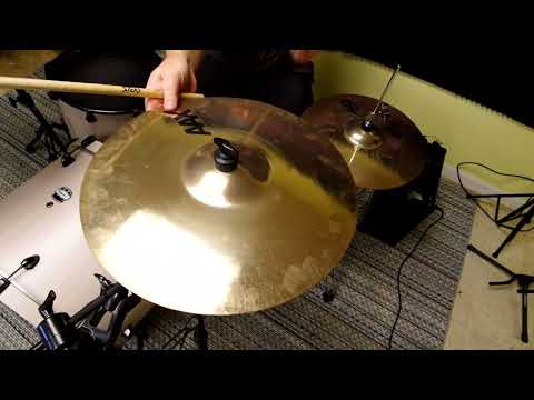 Sabian AAX 16" x-plosion crash cymbal sound test review
