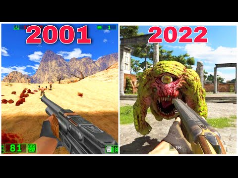 Evolution of serious Sam Games 2001 to 2022