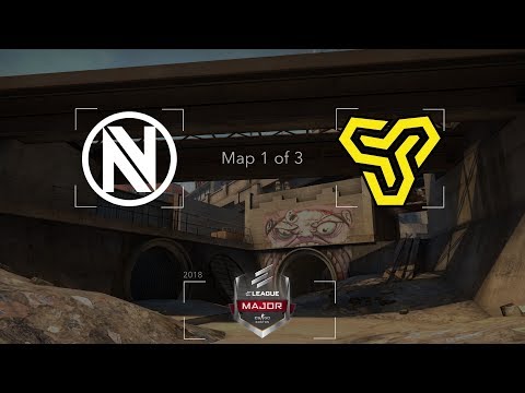 EnVyUs vs Space Soldiers Map 1 (Overpass) - Europe Minor, ELEAGUE Major 2018