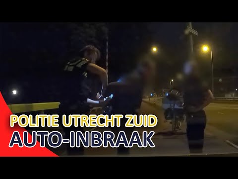 Politie Utrecht Zuid | Heterdaad auto-inbraak | Persoon loopt op de snelweg.