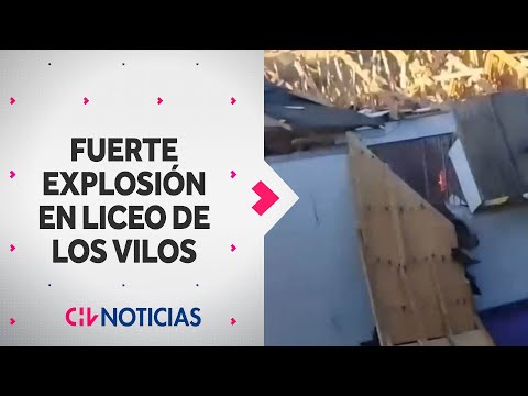 PROFESORA Y 3 ALUMNOS HERIDOS deja explosión en una sala de liceo de Los Vilos - CHV Noticias