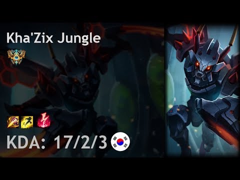 Kha'Zix Jungle vs Rengar - KR Challenger Patch 8.2