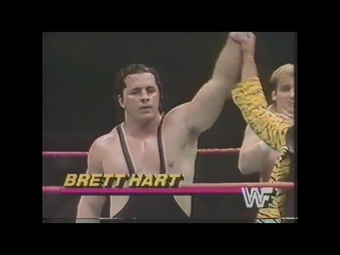 British Bulldogs vs Bret Hart & Barry O   All Star Wrestling July 14th, 1985