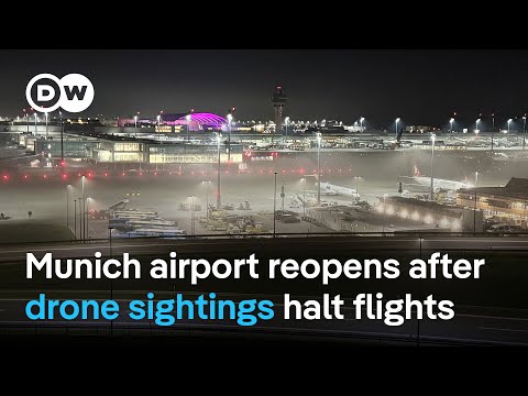 Germany: Investigations after drone sightings shut Munich airport overnight | DW News