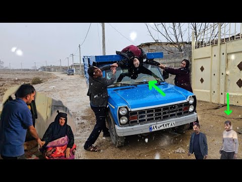 A snowy day and a fierce conflict between Samaneh, Maryam and Faraj...