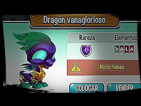 Mi nuevo Dragón vanaglorioso ..!! ( Dragón city )