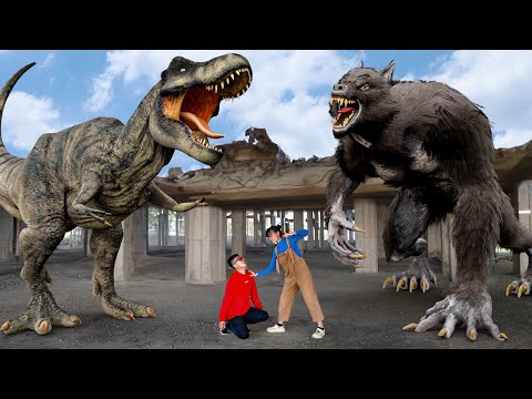 Most Dramatic T-rex Attack Part 2 | T-Rex VS Werewolves | Jurassic Park Fan-Made Film | Teddy Chase