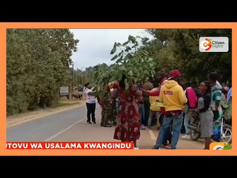 Wakazi wa Kwangindu kaunti ya Kitui waandamana