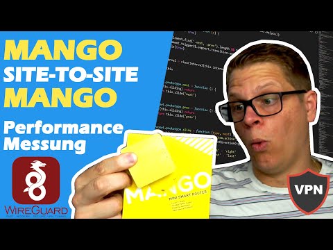 GL.iNet Mango Site-to-Site WireGuard Speed- / Performance Test