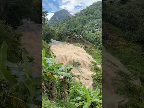 Cachoeira Baixo Mundo Novo impressiona com volume de água após chuvas em Rio Novo do Sul