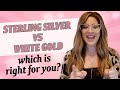White Gold Vs Sterling Silver Necklace