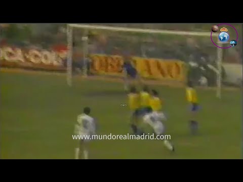 Real Madrid 2 Cádiz 1. Dos goles de falta y expulsión de Hugo Sánchez. 22 de febrero de 1987