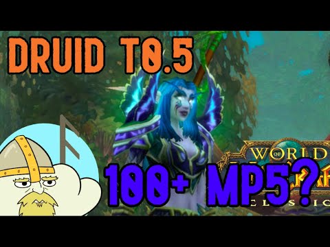 WoW Classic - Druid Feralheart Rainment (Tier 0.5) 4 piece bonus: 100+ mp5 potential!
