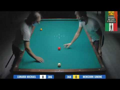 Lunardi Michael vs Menichini Simone | Parte 1 – Biliardo 5 Birilli 🎱🔥🇮🇹