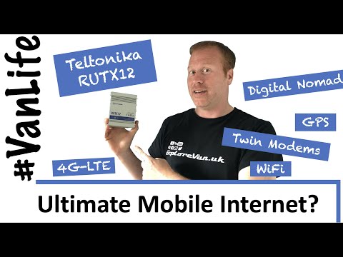 Šakotuvas TELTONIKA IOT ROUTER RUTX12 2XLTE+ETH+WIFI video
