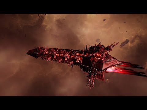 Skalgrim Mod 2021: Erebus - Word Bearers vs Imperial Navy - Battlefleet Gothic Armada 2