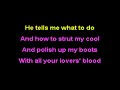 man man - knuckle down (karaoke)