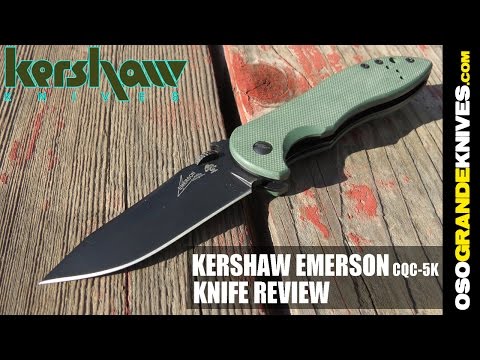 Kershaw Emerson CQC-5K Linerlock Folding Knife Review | OsoGrandeKnives