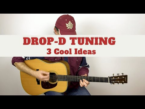 3 COOL IDEAS IN DROP D | Acoustic Guitar Lesson