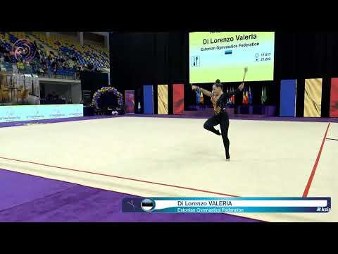 Di Lorenzo  VALERIA EST 🎀 24th Irina Deleanu Cup 2025 FIG Juniors Clubs Estonian Gymnastics Federat