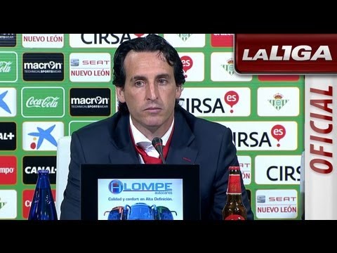 Rueda de Prensa de Emery tras el Real Betis (3-3) Sevilla FC - HD