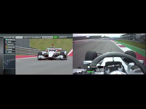 F1 vs IndyCar comparison at Circuit of the Americas