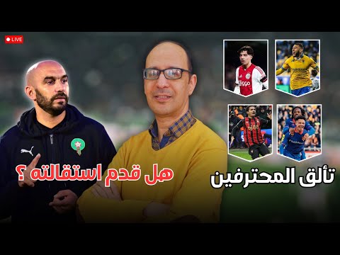 حقيقة استقالة وليد الركراكي 😱 وتألق لافت للمحترفين في أوروبا 🇲🇦✨