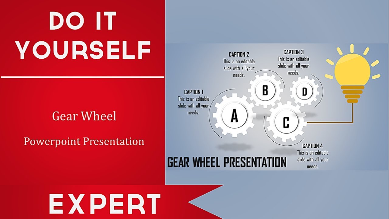 Gear Wheel PowerPoint Presentation