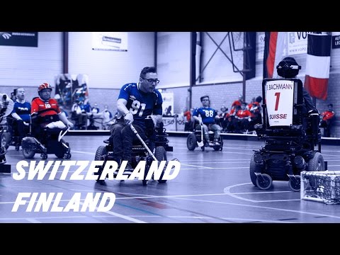 PLAYOFF | Switzerland - Finland / IPCH Powerchair Hockey European Championship 2016