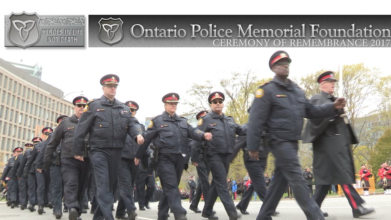 Ontario Police Memorial Ceremony of Remembrance 2017