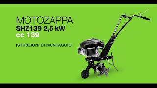 Supherba Motozappa con motore a scoppio - 2,5 KW - 139 cc - 36 cm - 4 Tempi