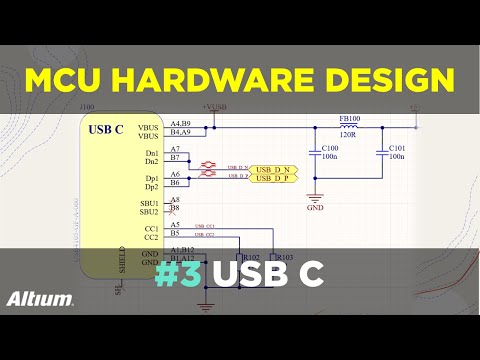 Microcontroller-Based Hardware Design With Altium Designer - #3 USB C