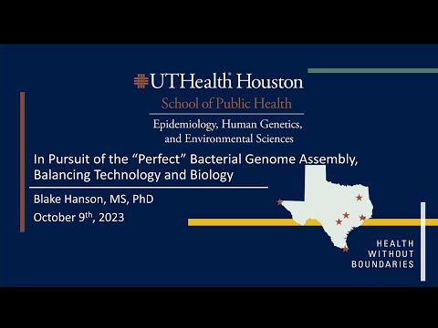 Genomics Workshop: In Pursuit of the “Perfect” Bacterial Genome Assembly, Balancing Technology and..