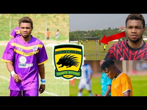 TRANSFER NOW: Godfred Nyarkoh to Kotoko.. training with the team, Elvis Bernard Addea as it stands