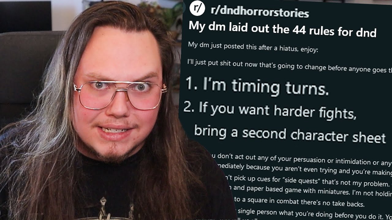 I read those terrible "44 rules" for D&D