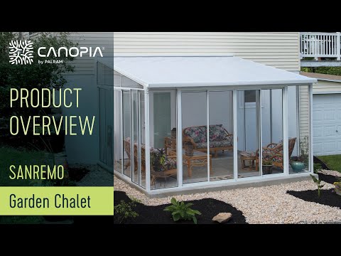 Uterum Canopia by Palram SanRemo 9,2 kvm Mörkgrå