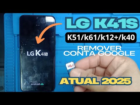 FRP Bypass LG k41s. k40s. k12+ entre outros.. Sem erros, sem Pc.