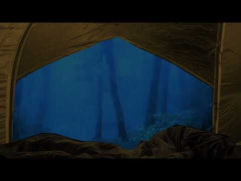 Rain on canvas tent - 1 hour rain on tent for sleep