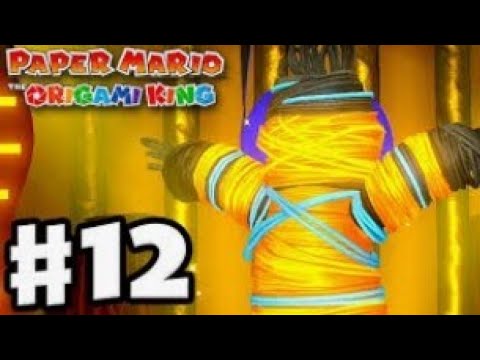 Big Sho' Theater pt 12 boss fight Paper Mario The Origami King