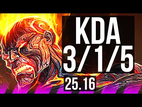 BRAND & Ezreal vs TAHM KENCH & Caitlyn (SUP) | 3/1/5 | KR Master | 25.16