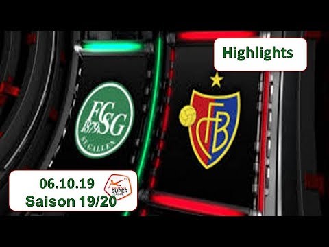 Highlights: Fc St.Gallen vs Fc Basel ( 06.10.19)