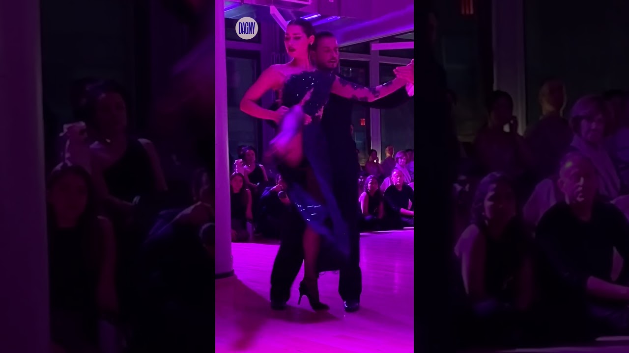 Ariel Almirón & Aluminé Deluchi tango to “Don Agustín Bardi” by Osvaldo Pugliese at Tango Cafe NYC