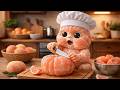Crunchy ASMR Cute AI Fruit Babies Chefs Eating Real Fruit Oddly Satisfying