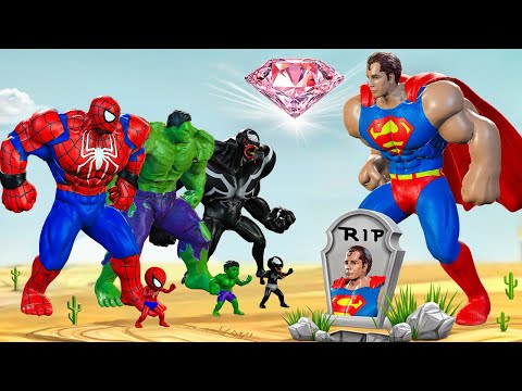 Rescue All HULK Family VS SUPERMAN: Returning from the Dead SECRET | LIVE ACTION STORY